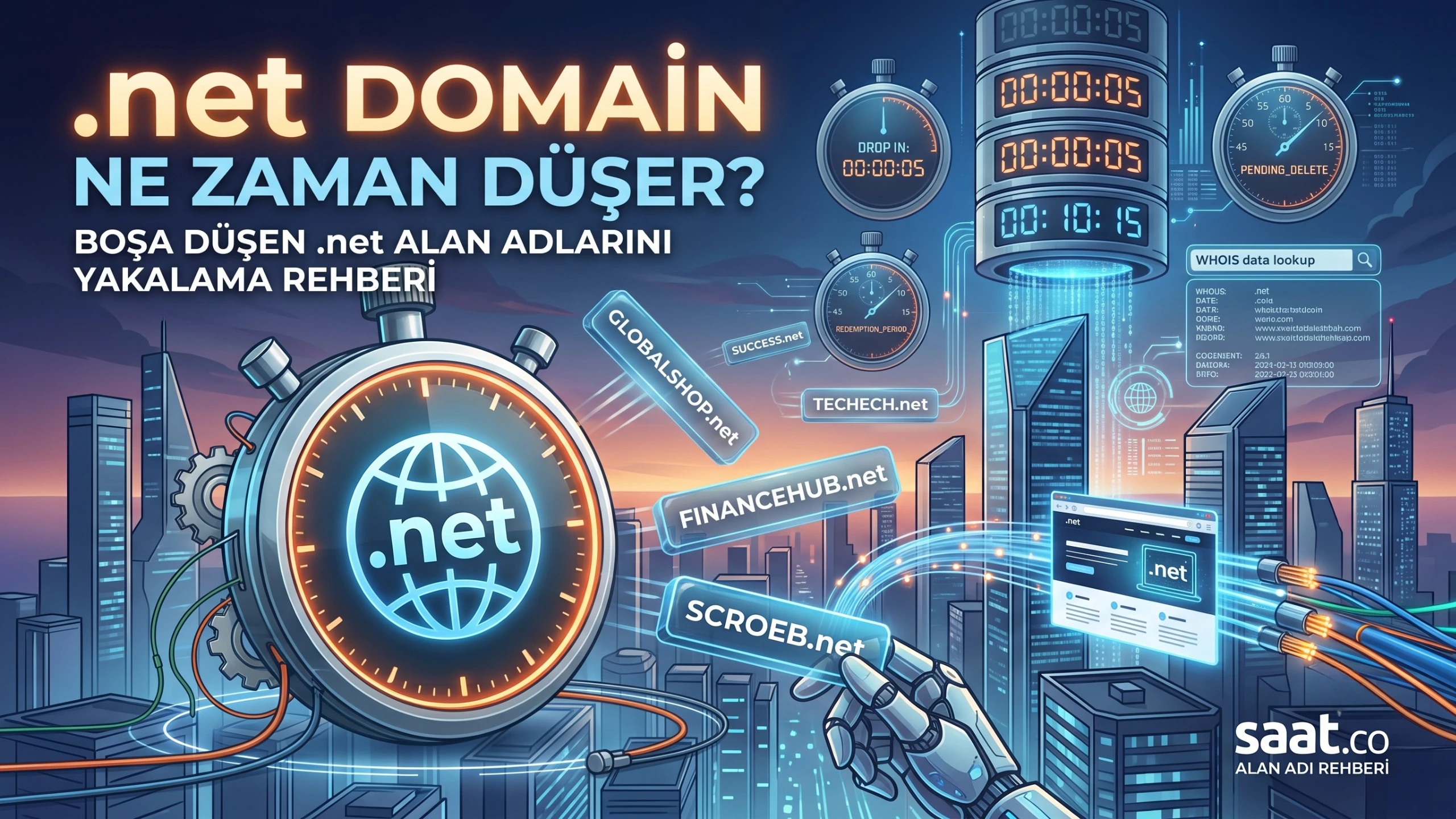 .net Domain Ne Zaman Düşer? Boşa Düşen .net Alan Adlarını Yakalama Rehberi